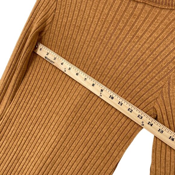 American Eagle Outfitters Sweater Dress Womens XS Camel Color Knit Viscose Blend - Picture 13 of 16